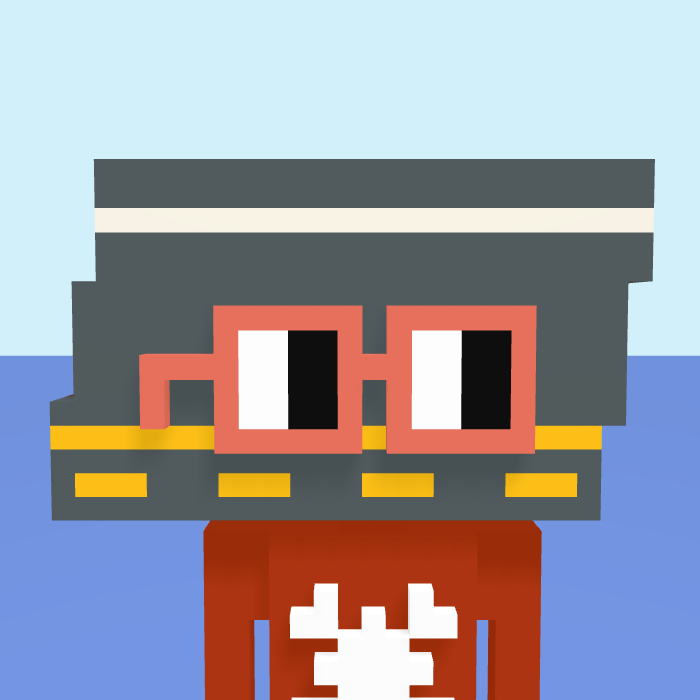 Road, a voxel Noun with a road head and square noggles