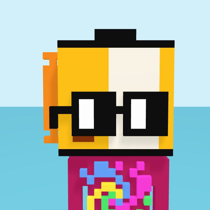Film 35mm, a voxel Noun with a film 35mm head and square noggles