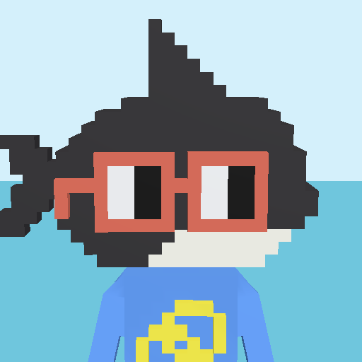 Orca 3D voxel model, front view