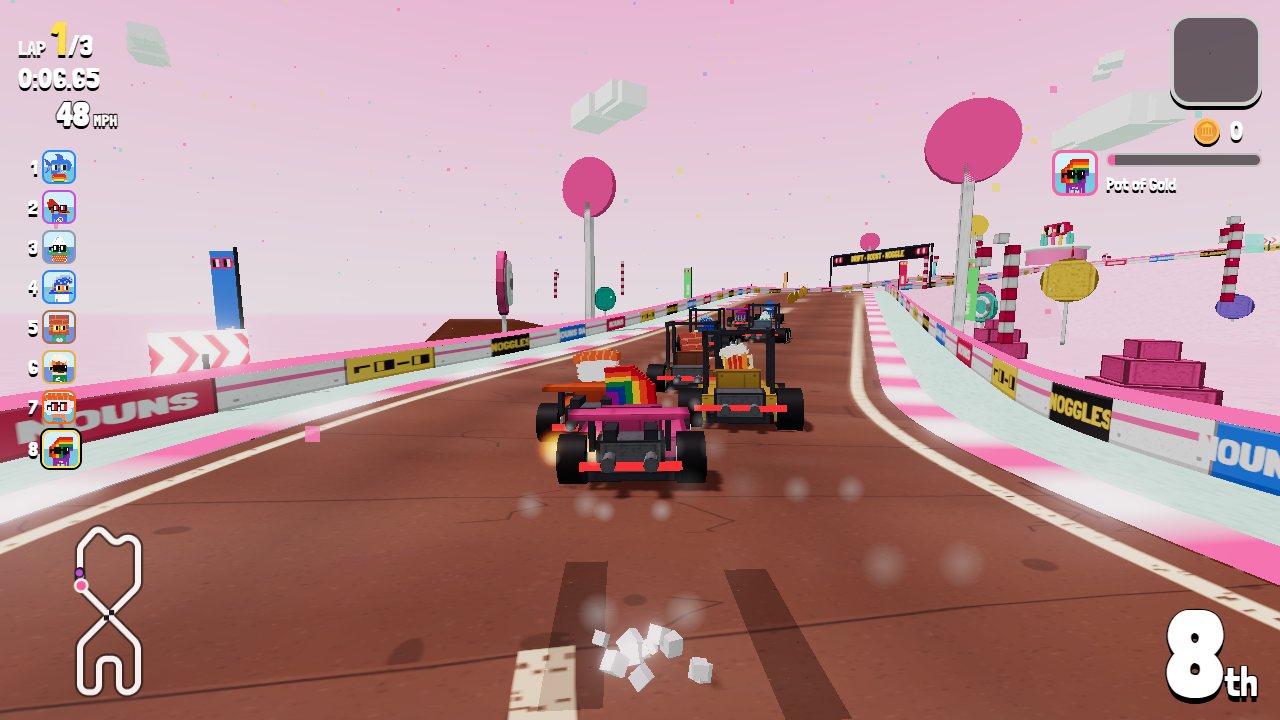 Nouns Kart: The pack on Candy Clouds