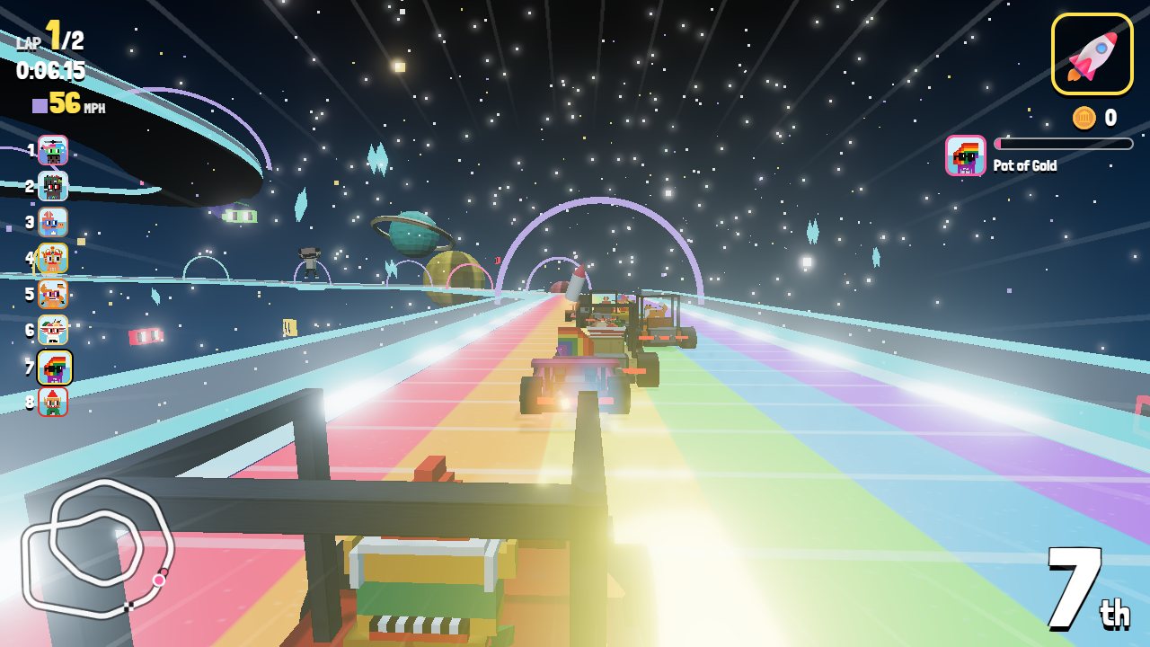Nouns Kart: The rainbow road of Cosmic Coil