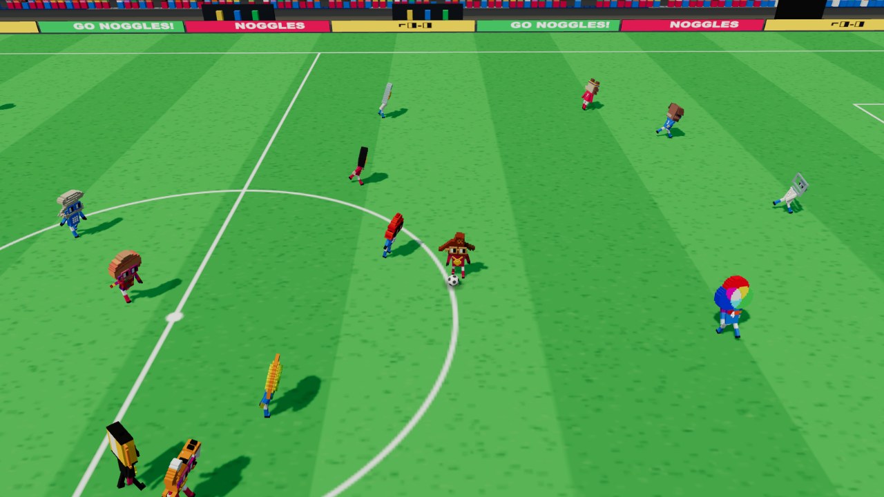 Nouns Soccer: Nouns on the ball, close up on a phone