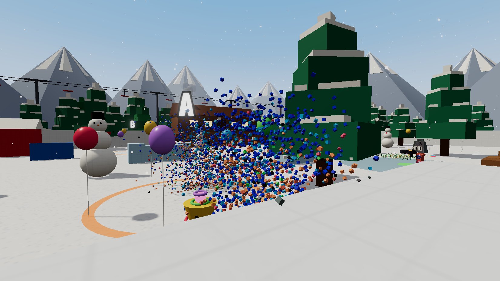 Nouns Squad Blast: Surprise Party in the Noggle Alps: the Party Popper is planted